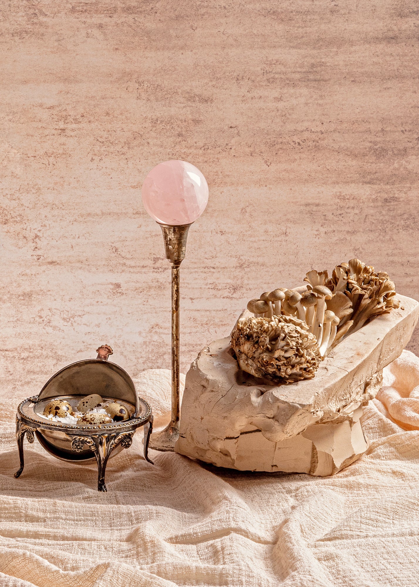 Brutal Beige Vinyl Photography Backdrop by Club Backdrops